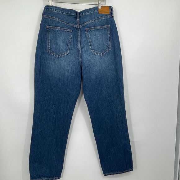 Denim Forum Blue High Rise The Joni High Rise Loose 29L Jeans Size 32 - Picture 6 of 13